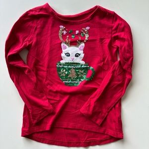 2/$10 Children's place Christmas shirt size 5/6